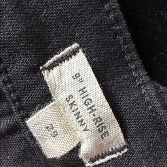 🌶️ Madewell Mid-Rise Skinny Jeans Velvet Tuxedo Stripe Edition. Size 29 - Picture 3 of 7